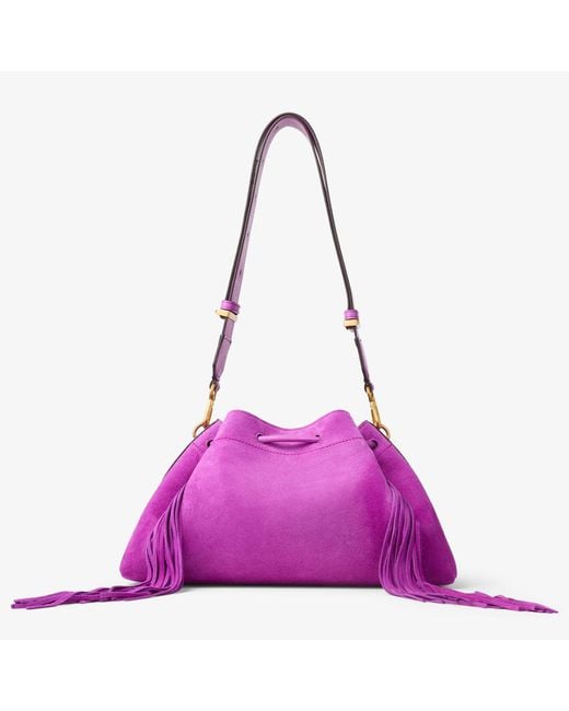 Jimmy Choo Purple Cinch Medium
