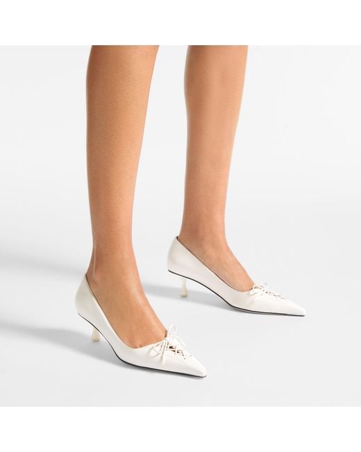 Jimmy Choo White Scarlett 50