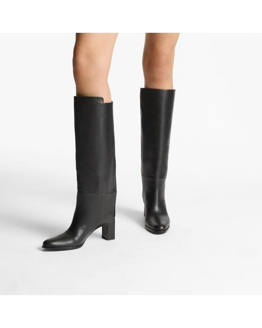 Jimmy Choo Black Caly Knee Boot 65