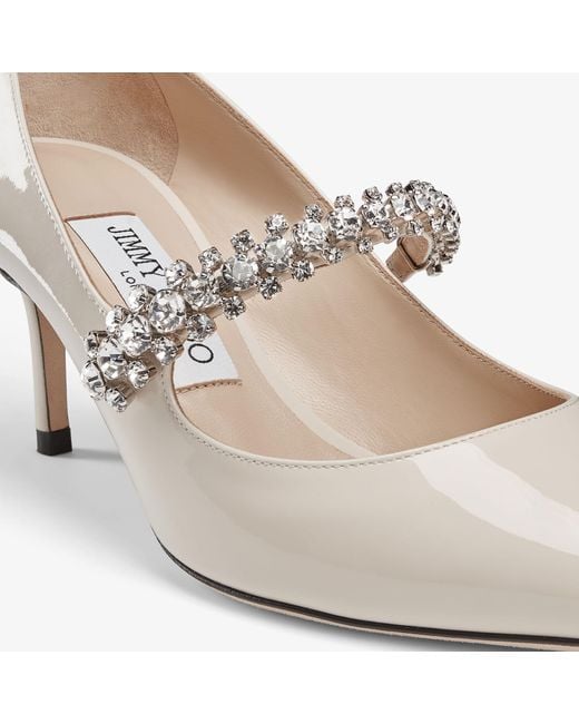 Jimmy Choo White Bing Pump 65