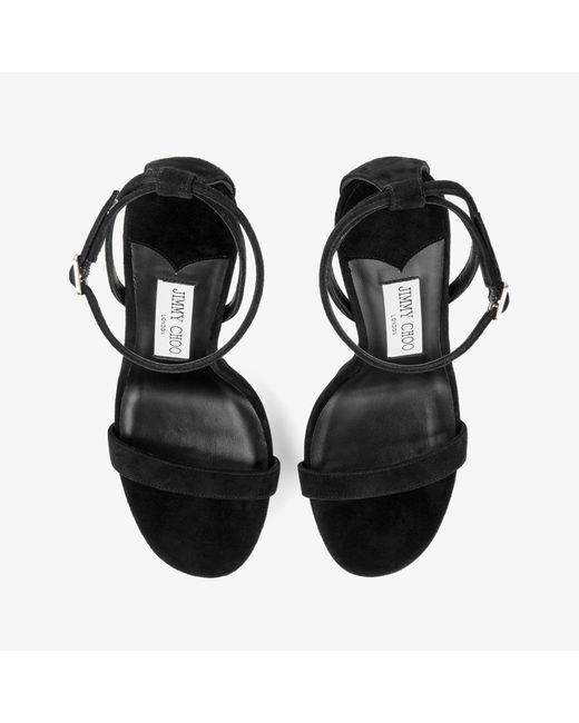 Jimmy Choo Black Moza Platform120