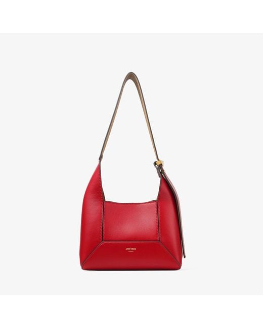 Jimmy Choo Red Diamond Hobo/S