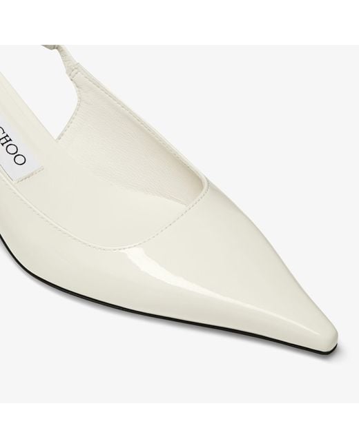 Jimmy Choo White Amel 50