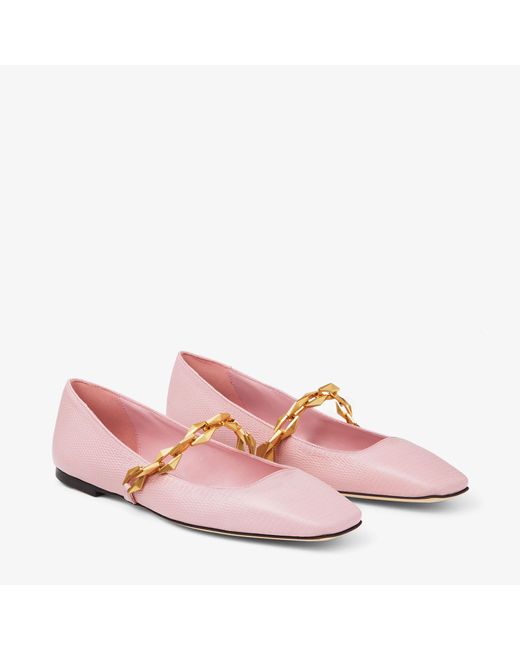 Jimmy Choo Pink Diamond tilda flat