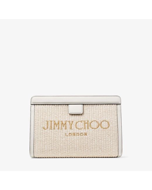 Jimmy Choo Natural Avenue pouch