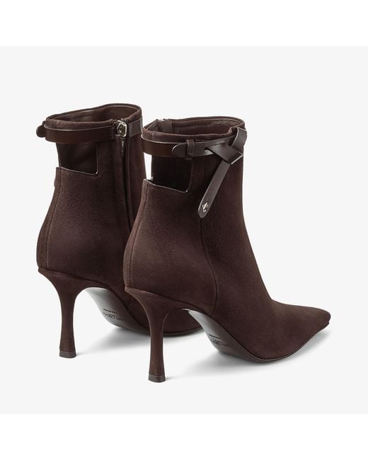 Camie Ankle Boot 85 Jimmy Choo en coloris Brown