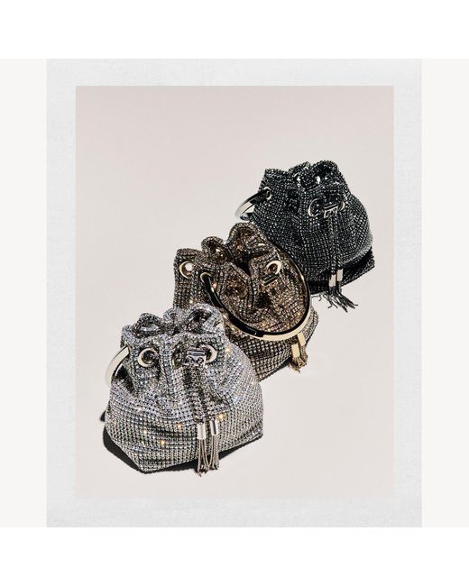 Jimmy Choo Metallic Micro Bon Bon