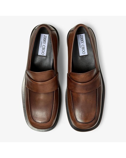 Jimmy Choo Buff Loafer in Brown für Herren
