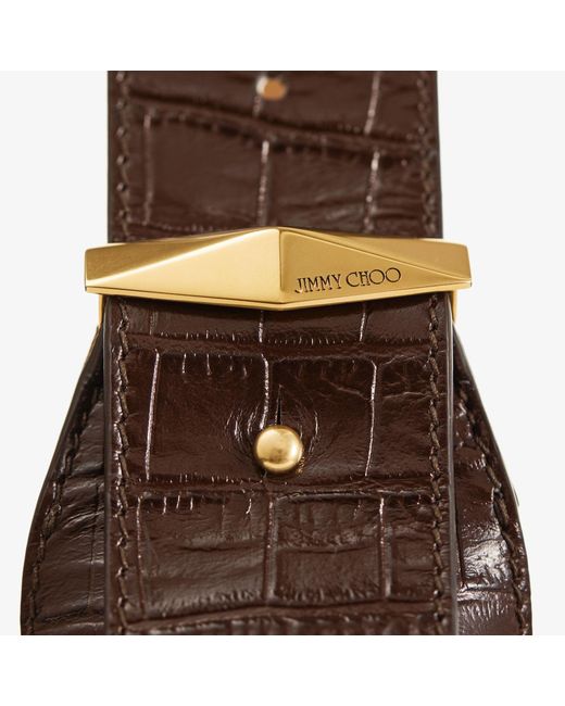 Diamond Hobo Small Jimmy Choo en coloris Brown