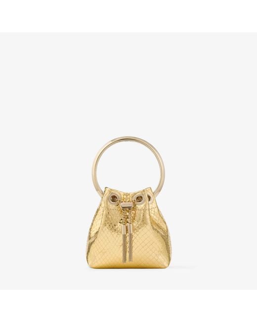 Jimmy Choo Metallic Micro Bon Bon