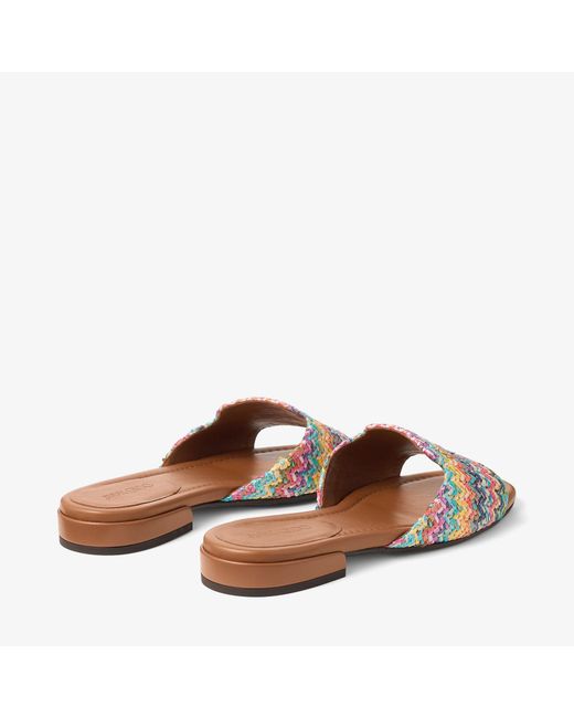 Jimmy Choo Brown Dina Flat