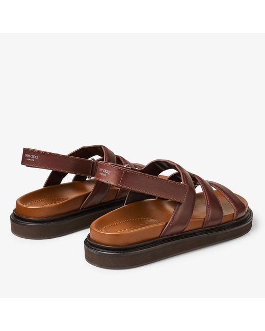 Jimmy Choo Brown Cove Sandal for men