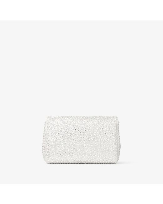 Jimmy Choo White Soft Bow Mini Bag