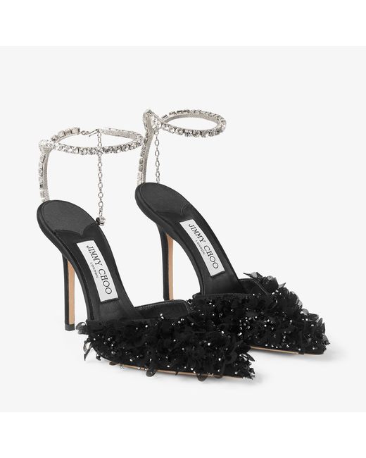 Jimmy Choo Black Saeda 100