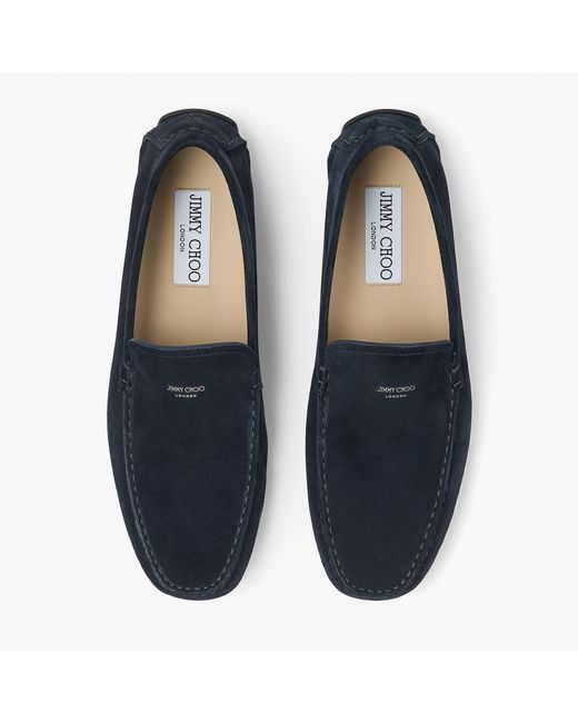 Jimmy Choo Blue Stanly Driver for men