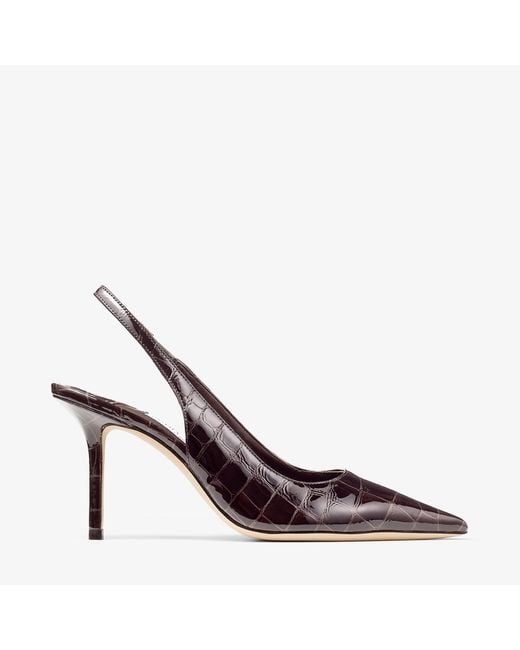 Jimmy Choo Brown Love Sling Back 85