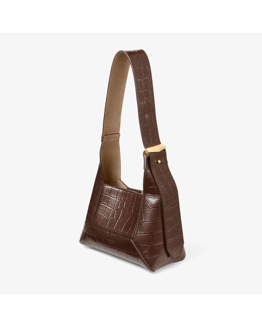 Diamond Hobo Small Jimmy Choo en coloris Brown