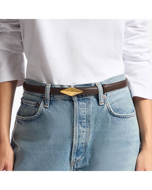 Jimmy Choo Natural Diamond Clasp Belt