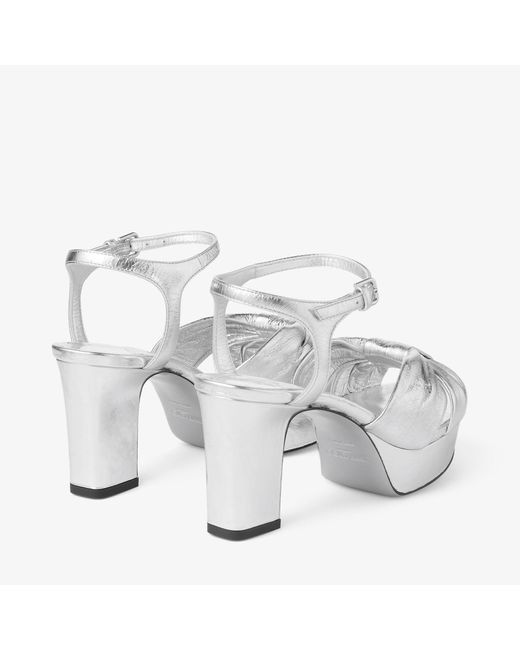 Jimmy Choo Metallic Heloise 80