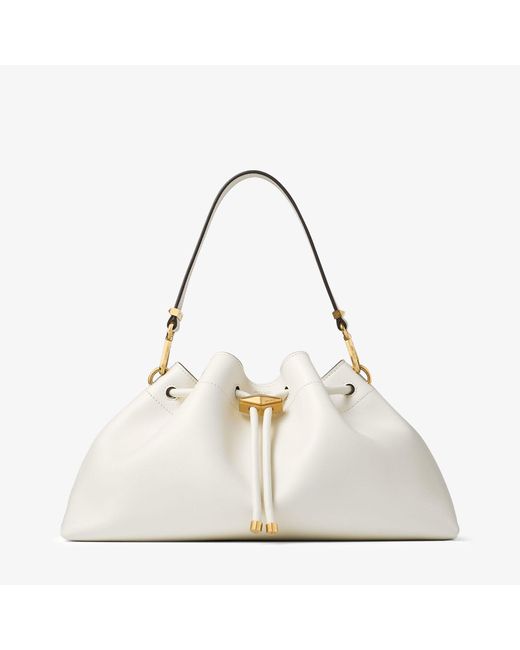 Jimmy Choo White Cinch Medium