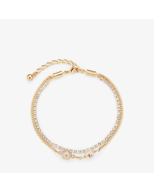 Jimmy Choo Metallic Auri Anklet