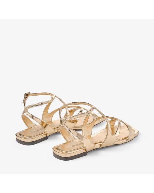 Jimmy Choo Natural Ayla Flat