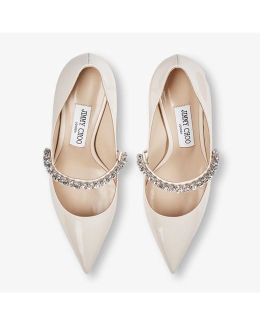 Jimmy Choo White Bing Pump 65