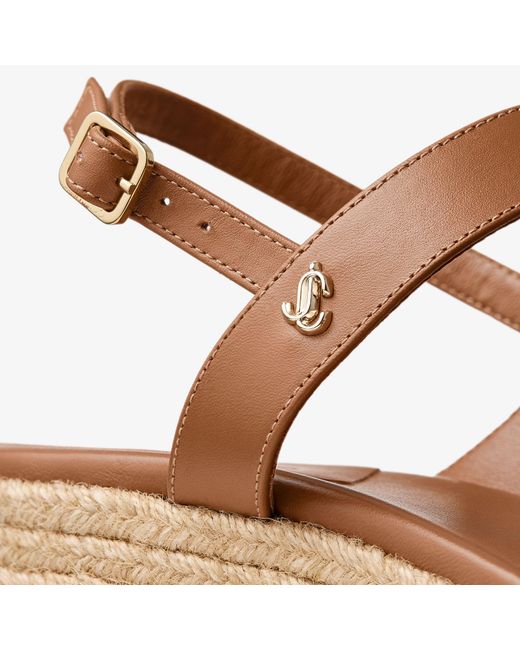 Jimmy Choo Brown Theia Wedge 60