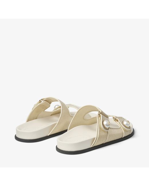 Jimmy Choo Natural Fayence Sandal