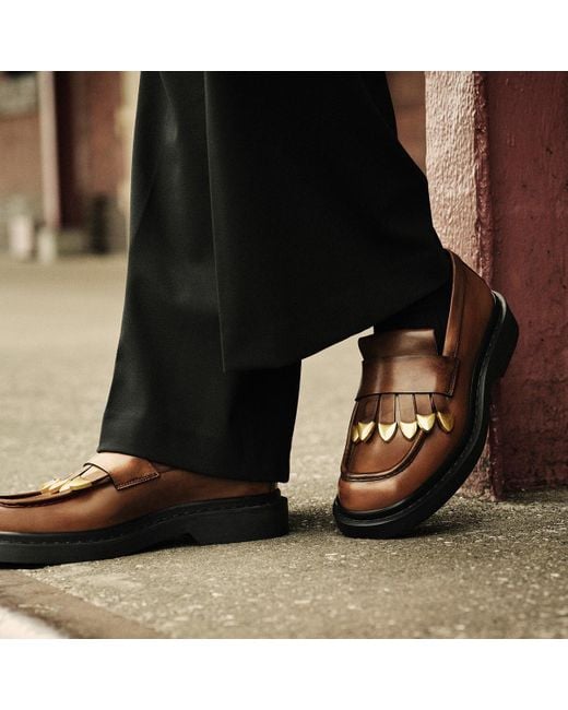 Jimmy Choo Brown Buff Tassel Loafer for men