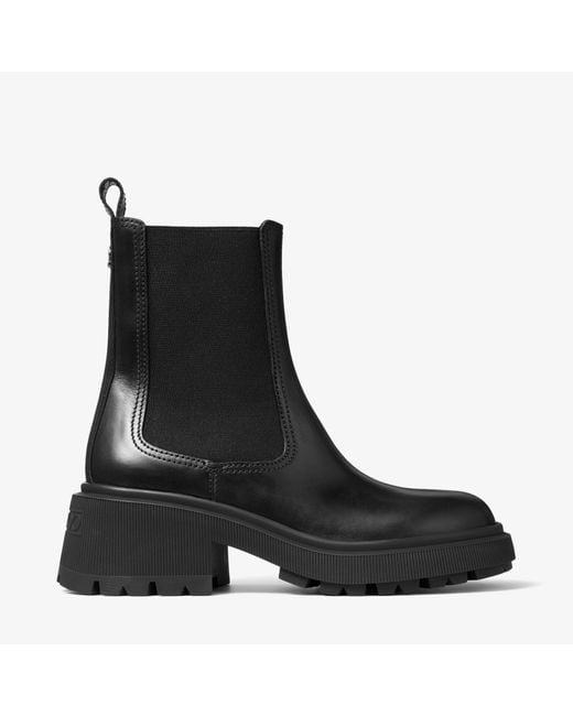 Jimmy Choo Black Tamia Chelsea Flat