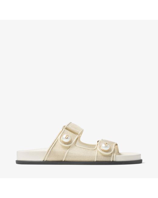 Jimmy Choo Natural Fayence Sandal
