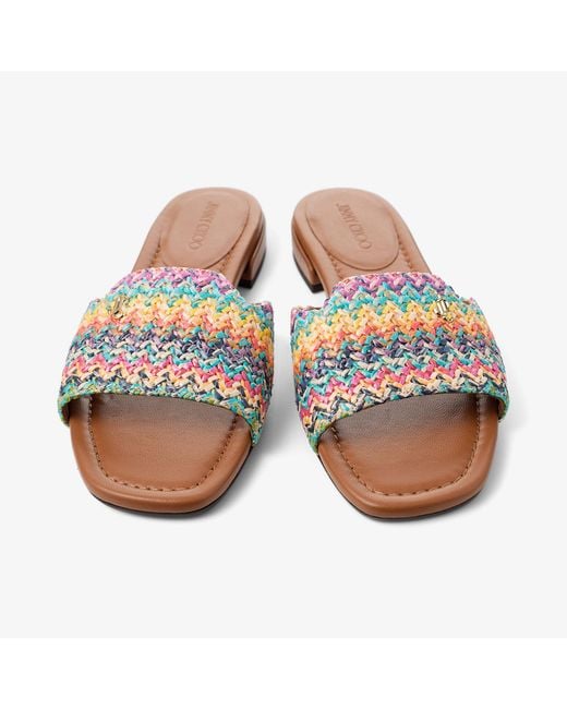 Jimmy Choo Brown Dina Flat