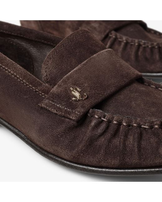 Jimmy Choo Brown Ellis Loafer F