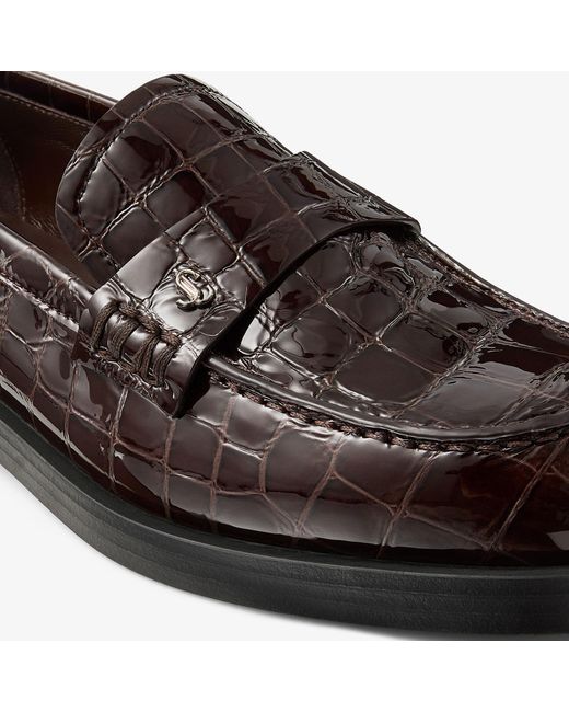 Jimmy Choo Brown Ivy Loafer