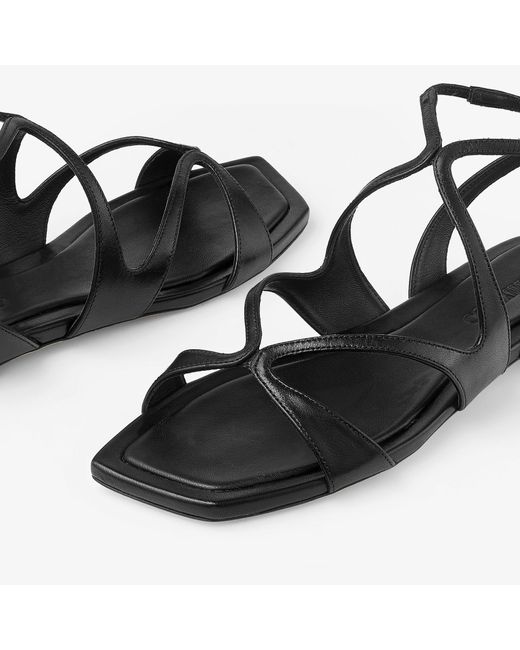 Jimmy Choo Black Ayla Flat