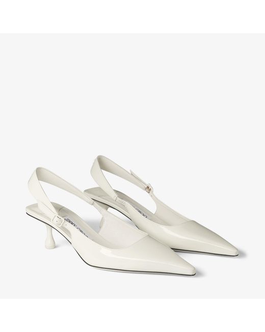 Jimmy Choo White Amel 50