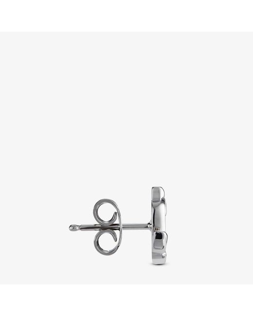 Jimmy Choo White Jc Mini Studs