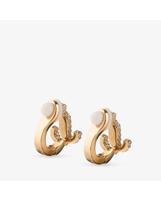 Jimmy Choo Metallic Jc Clip On