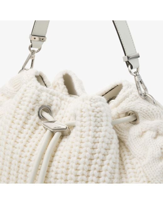 Jimmy Choo White Cinch Medium