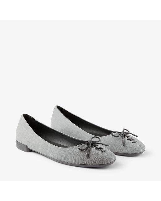 Jimmy Choo Metallic Scarlett Ballerina