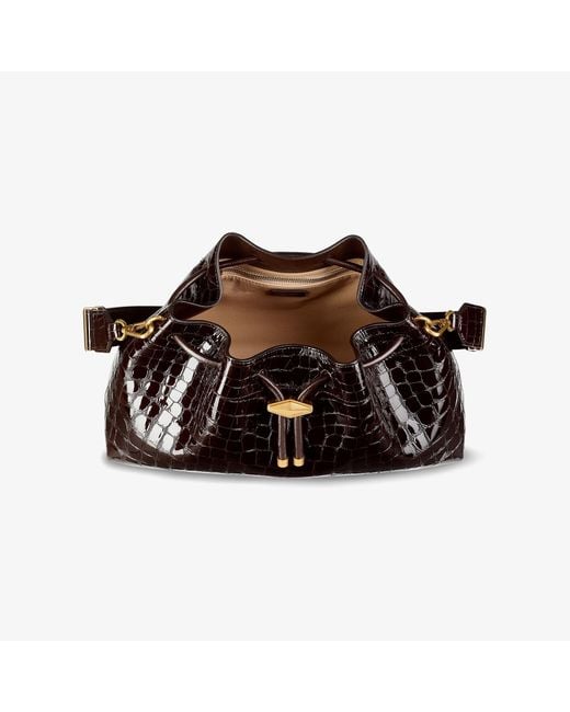 Jimmy Choo Brown Cinch Medium