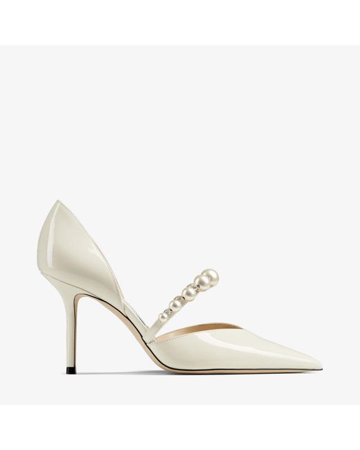 Jimmy Choo White Aurelie 85