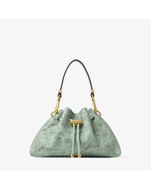 Jimmy Choo Green Cinch Small