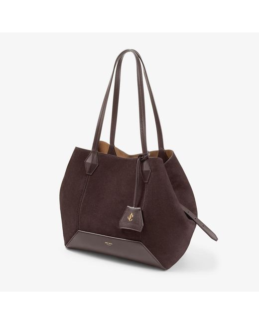 Jimmy Choo Brown Diamond Tote M