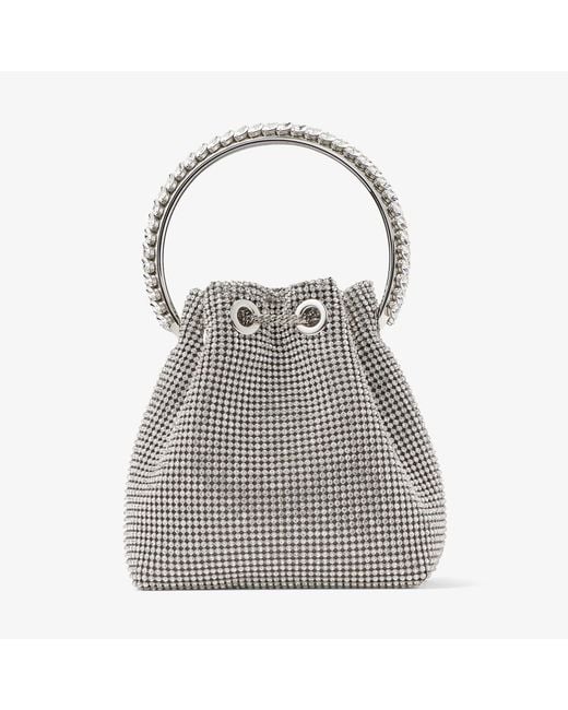 Jimmy Choo Gray Bucket Bags
