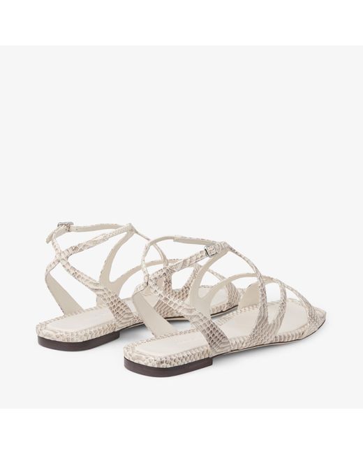Ayla Flat Jimmy Choo en coloris White