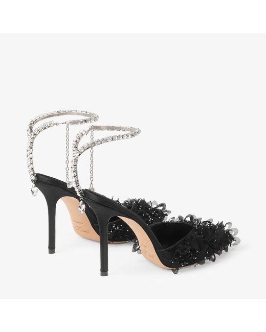 Jimmy Choo Black Saeda 100