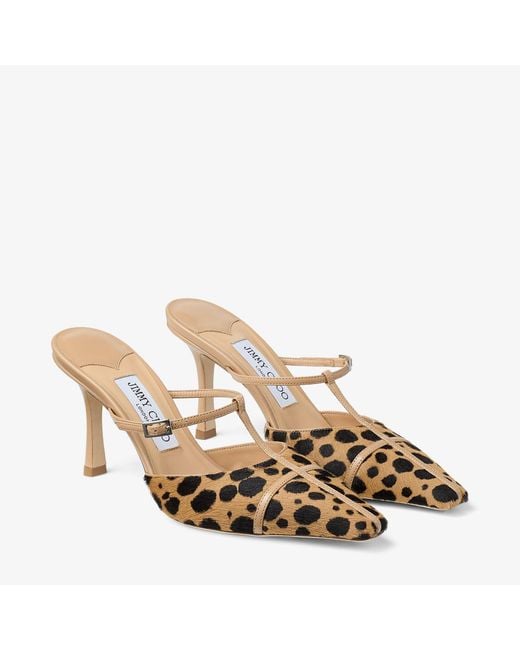Jimmy Choo Brown Gloria Mule 85