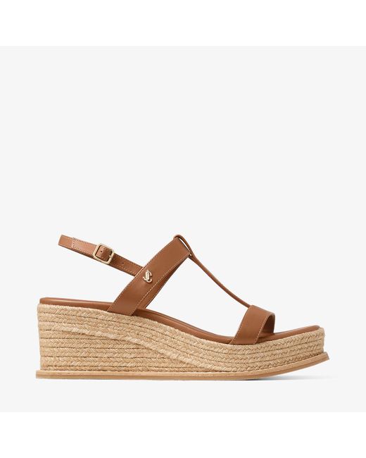 Jimmy Choo Brown Theia Wedge 60